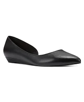 Nine West Women's Saige D'orsay Pointy Toe Slip-on Flats