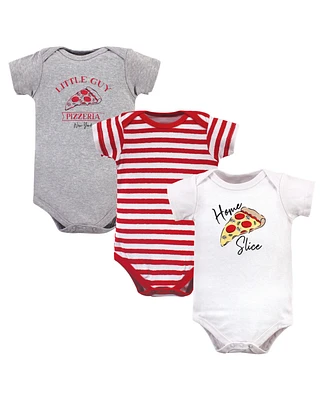 Little Treasure Baby Boys Treasure Cotton Bodysuits, Home Slice, 9-12 Months