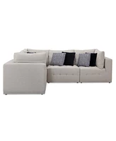 Closeout! Modern 4-Pc. Fabric Modular Sectional