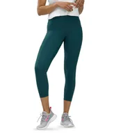 Hue Women's Active Pep Talking Skimmer Cropped Legging