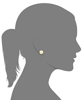 Gold Ball Stud Earrings (10mm) 14k White, Yellow or Rose