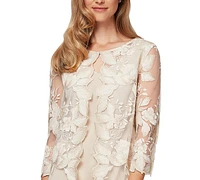 Alex Evenings Embroidered Jacket Dress