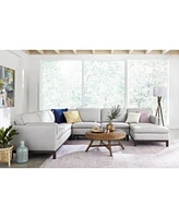 Virton Leather Sofa Collection Created For Macys