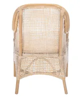 Charlie Rattan Accent Chair with Cushion