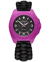 Victorinox Women's I.n.o.x. V Black Paracord Strap Watch 37mm