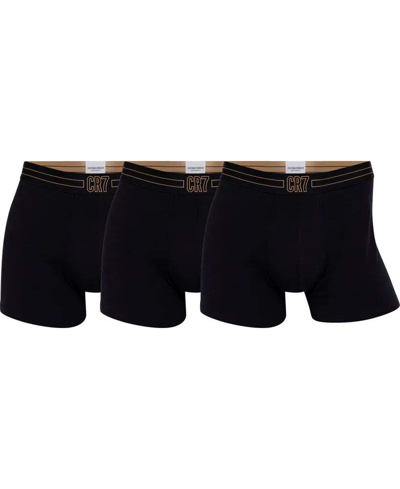 CR7 Men's 3-Pack Cotton Blend Trunks - Basics – CR7 Underwear