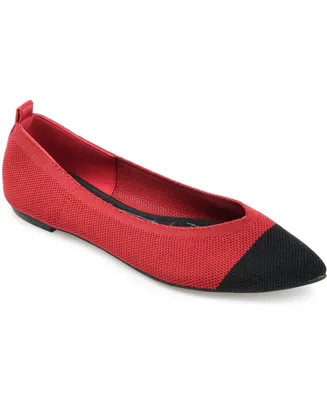 Journee Collection Women's Veata Soft Knit Flats