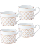 Noritake Eternal Palace Gold Set of 4 Cups, 8-1/2 Oz