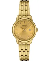 Seiko Women's Essential Gold-Tone Stainless Steel Bracelet Watch 30mm