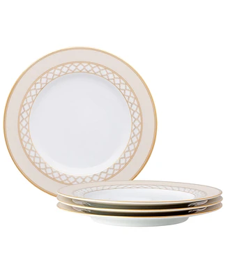 Noritake Eternal Palace Gold Set of 4 Salad Plates, 8-1/4"