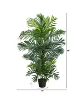 4' Areca Artificial Palm Tree Uv Resistant Indoor/Outdoor