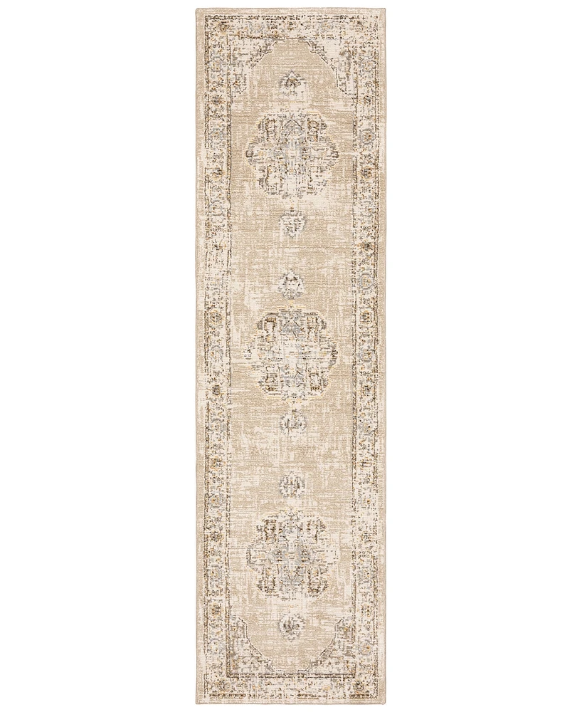 Oriental Weavers Andorra 303D0 2'3" x 8' Runner Rug