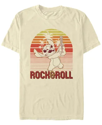 Men's Lilo Stitch Rock and Roll Short Sleeve T-shirt