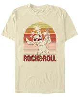 Men's Lilo Stitch Rock and Roll Short Sleeve T-shirt