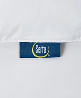Serta White Goose Feather & Down Fiber Featherbed