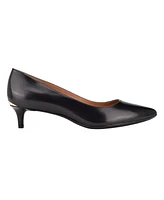 Calvin Klein Women's Gabrianna Pointed Toe Kitten Heel Pumps