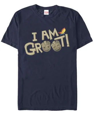 Fifth Sun Men's Groot Emoji Short Sleeve Crew T-shirt