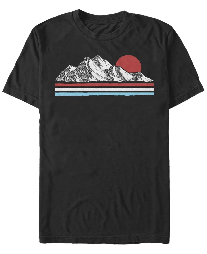Fifth Sun Men's Snow Peak Short Sleeve Crew T-shirt