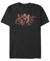 Fifth Sun Men's Iron Man Seven Short Sleeve Crew T-shirt