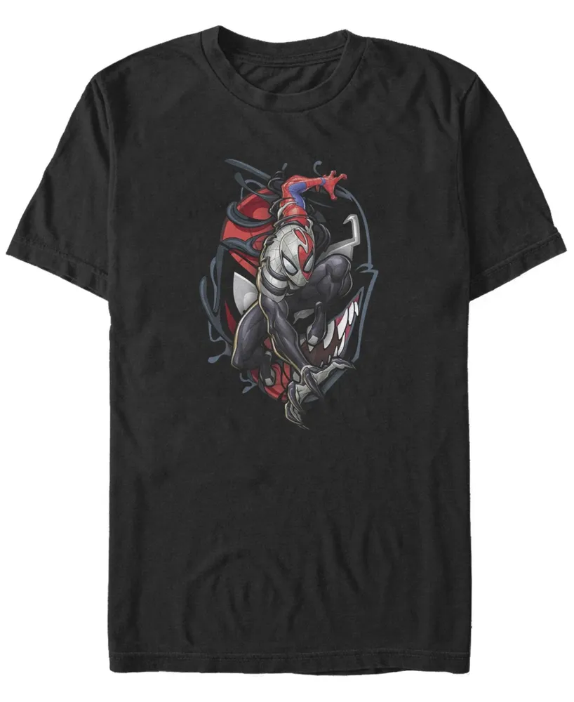 Fifth Sun Men's Spiderman Reg Short Sleeve Crew T-shirt