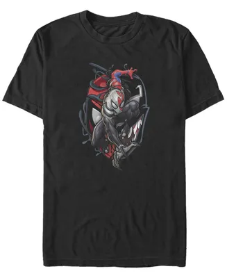 Fifth Sun Men's Spiderman Reg Short Sleeve Crew T-shirt