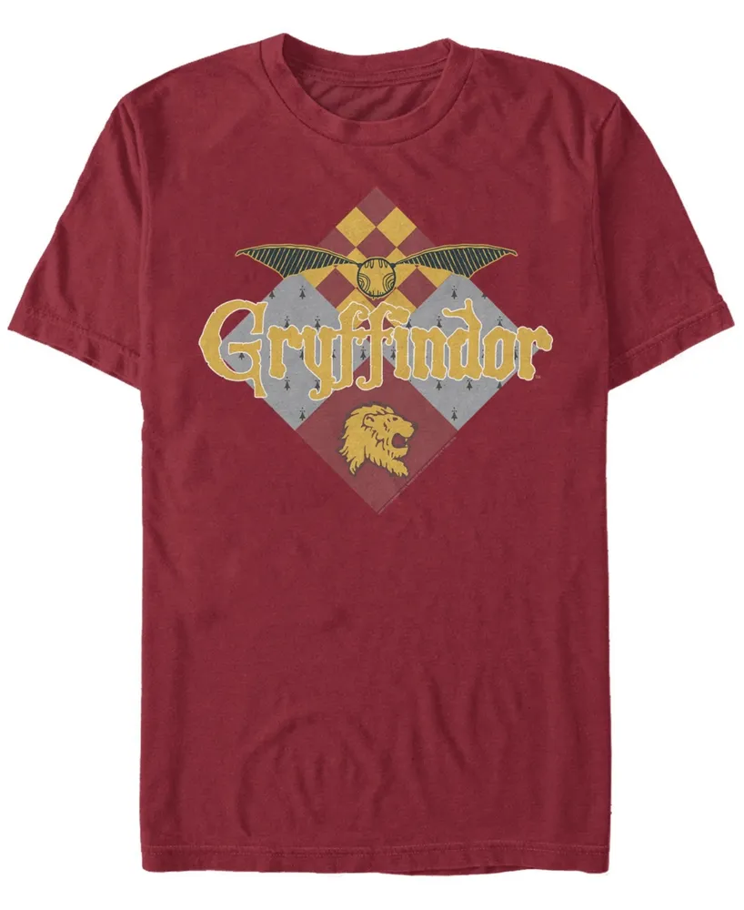 Fifth Sun Men's Gryffindor Quidditch Short Sleeve Crew T-shirt