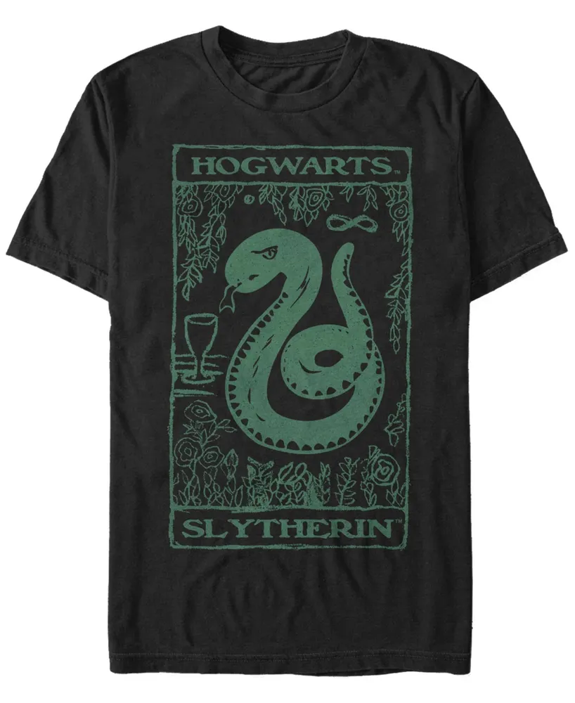 Fifth Sun Men's Slytherin Tarot Short Sleeve Crew T-shirt