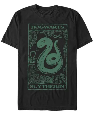 Fifth Sun Men's Slytherin Tarot Short Sleeve Crew T-shirt