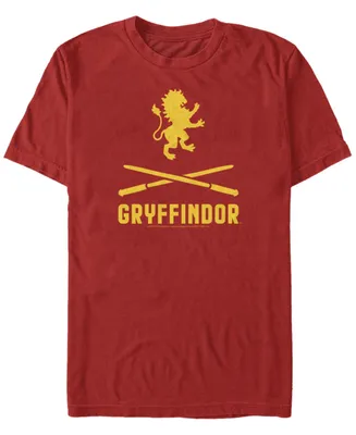 Fifth Sun Men's Gryffindor Icons Short Sleeve Crew T-shirt