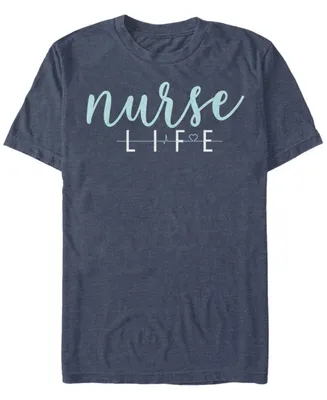 Fifth Sun Men's Nurse Life Short Sleeve Crew T-shirt