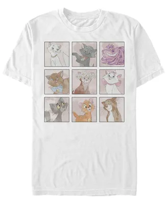 Fifth Sun Men's Disney Kitties Short Sleeve Crew T-shirt