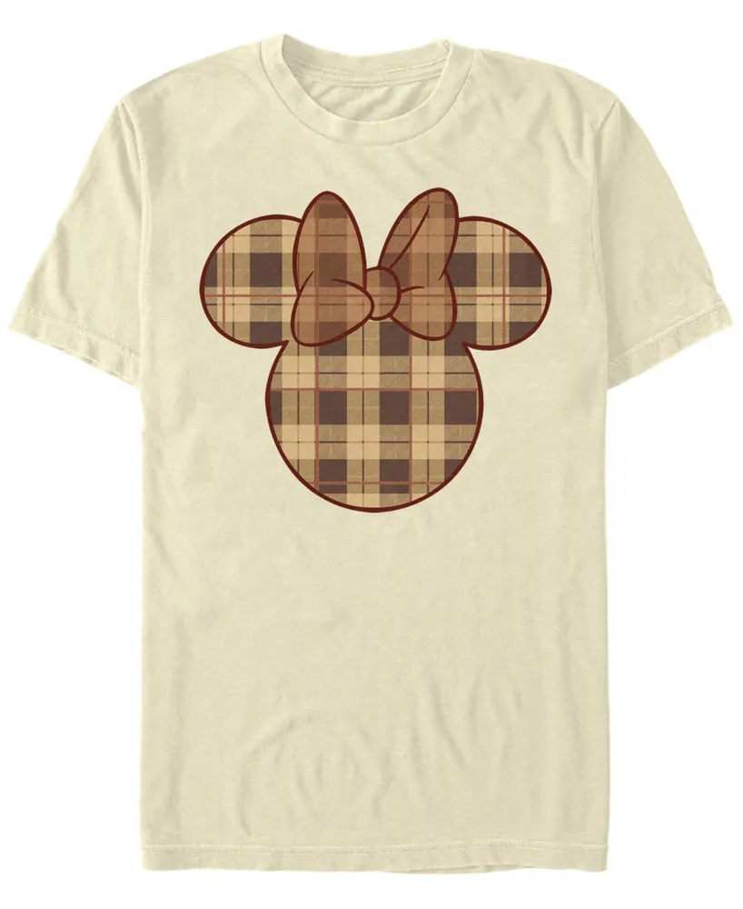 Fifth Sun Men's Fall Plaid Minnie Short Sleeve Crew T-shirt