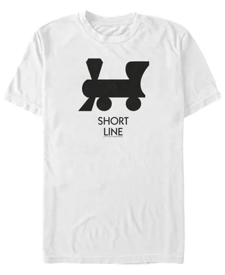 Fifth Sun Men's Short Line Sleeve Crew T-shirt