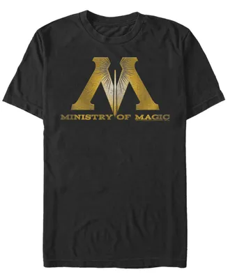 Fifth Sun Men's Ministry of Magic Logo Short Sleeve Crew T-shirt