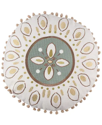 Levtex Cosima Tassel Decorative Pillow, 16" Round