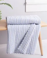 Levtex Tobago Stripe Reversible Quilted Throw, 50" x 60"