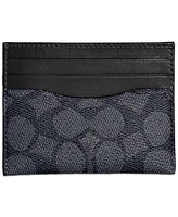Coach Men's Signature Flat Card Case