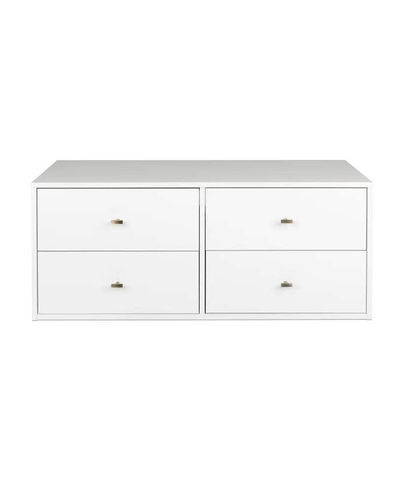 Prepac Floating 4-Drawer Dresser