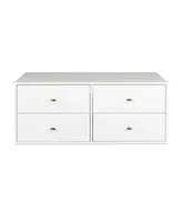 Prepac Floating 4-Drawer Dresser