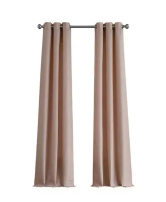 Raw Faux Silk Textured Curtain Panel Pair Collection