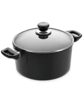 Scanpan Classic 5.25 qt, 4.8 L, 8.25", 21cm Nonstick Dutch Oven with Lid, Black