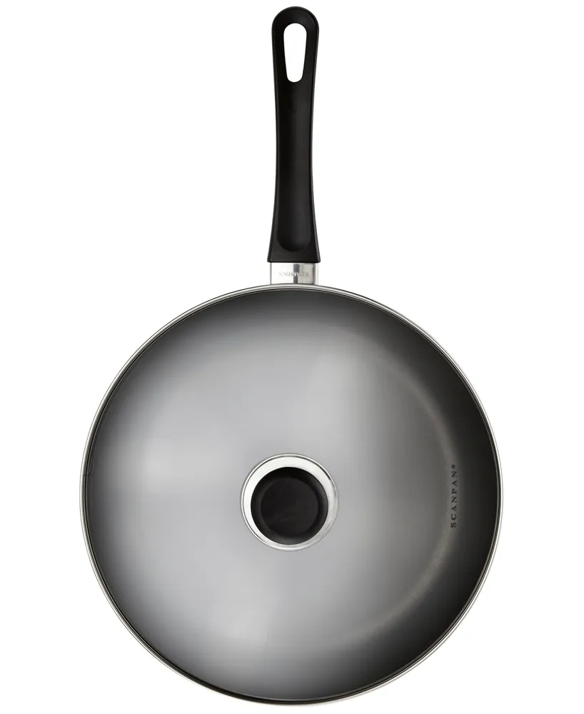 Scanpan Classic 3.25 qt, 3.0 L, 11", 28cm Nonstick Saute Pan with Lid, Black