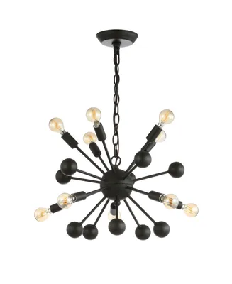 Orbit 10-Light Adjustable Modern Industrial Sputnik Led Chandelier