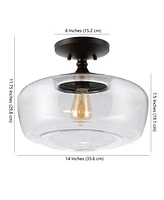 Marfa Farmhouse Modern Led Flush Mount