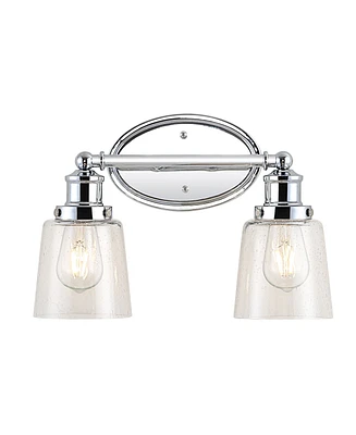 Beverly 2-Light Glass Classic Cottage Led Vanity Light