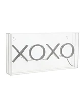 Contemporary Glam Acrylic Box Usb Operated Led Neon Light