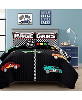 Lush Decor Kids Racing Cars -Pc. Quilt Set