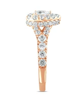 Diamond Pear-Cut Halo Bridal Set (2. ct. t.w.) 14K White, Yellow or Rose Gold