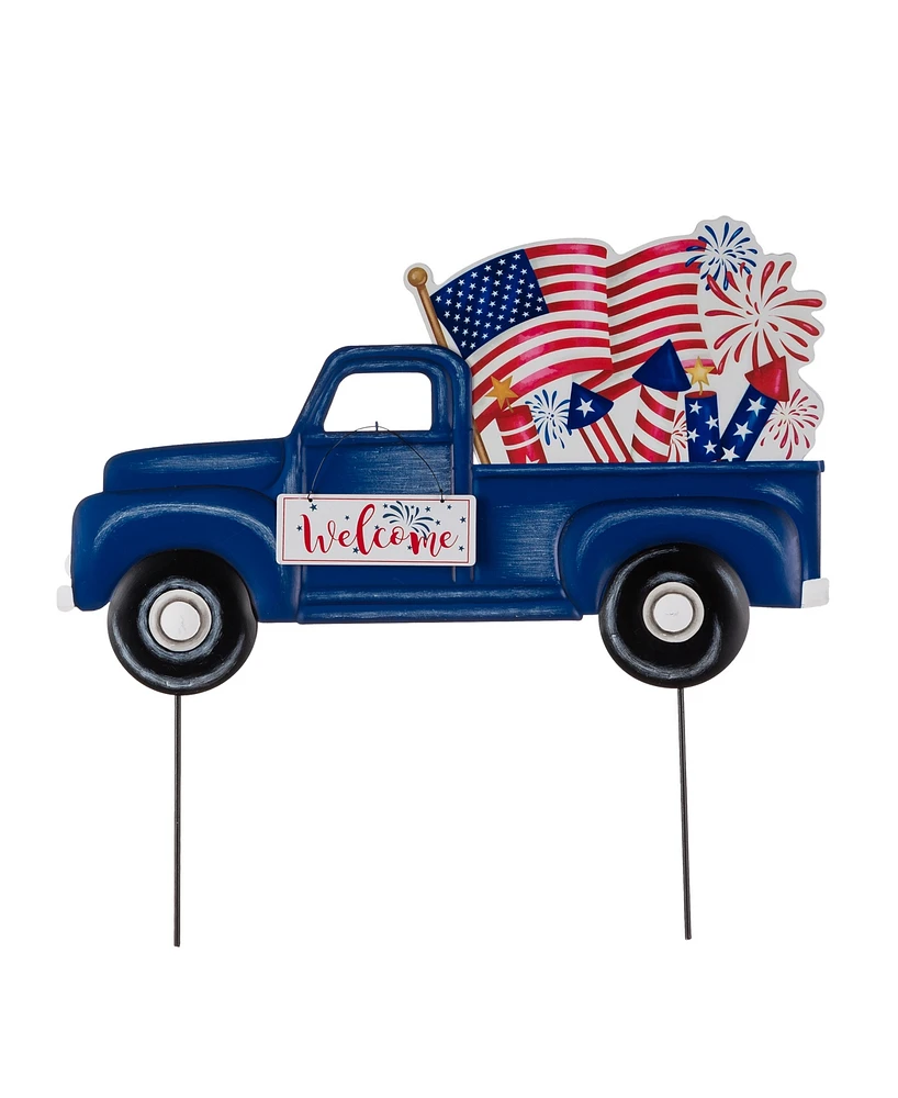 Glitzhome American Truck Yard Stake