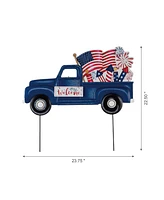 Glitzhome American Truck Yard Stake